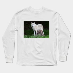 Remus and Romulus - Arctic Wolf Long Sleeve T-Shirt